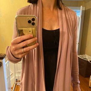 Athleta Pranayama wrap sweatshirt XS lilac